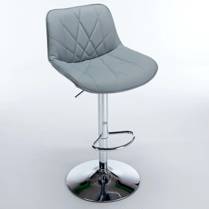 Swivel Bar Stools Set of 2, Tall Bar Stool Chairs with with Back, Kitchen Island Chairs with Upholstered Counter
