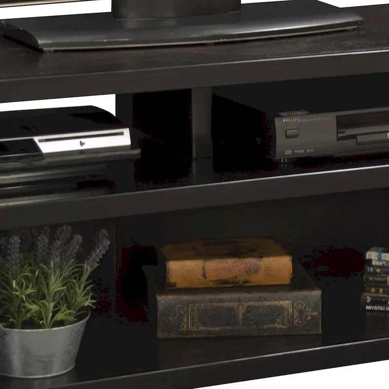 48-Inch TV Stand (Accommodates TVs up to 55 Inches), No Assembly Required, Mocha Finish