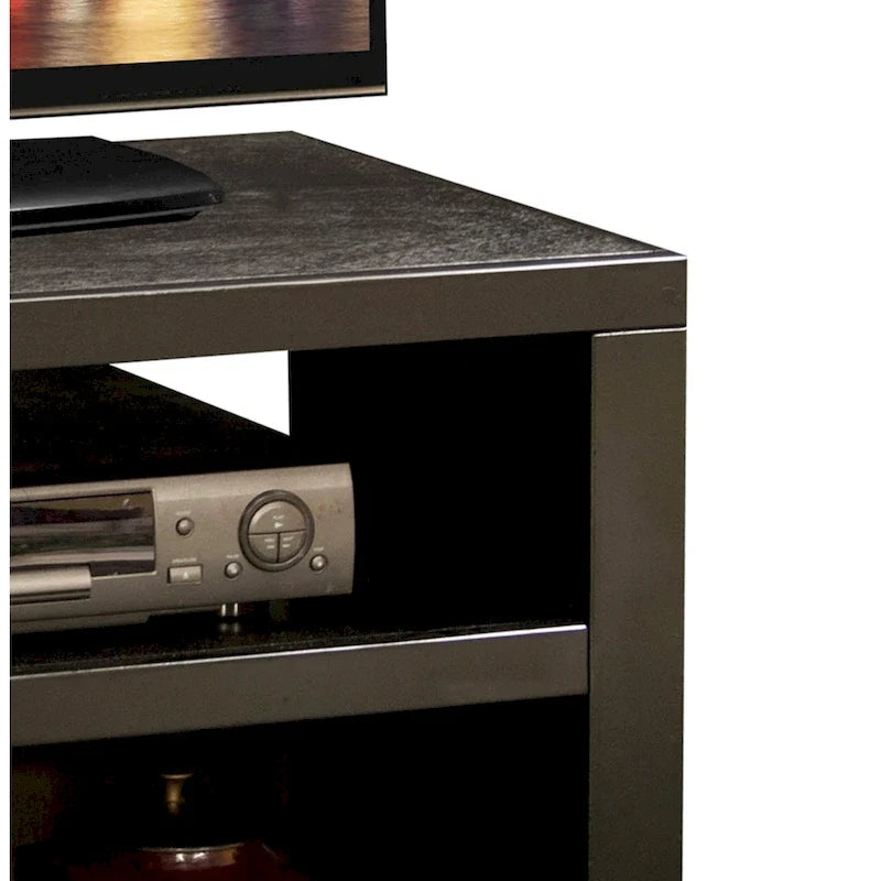 48-Inch TV Stand (Accommodates TVs up to 55 Inches), No Assembly Required, Mocha Finish