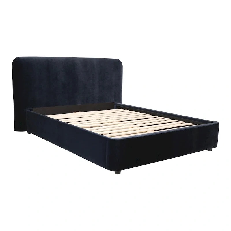 Letto a piattaforma imbottito moderno
