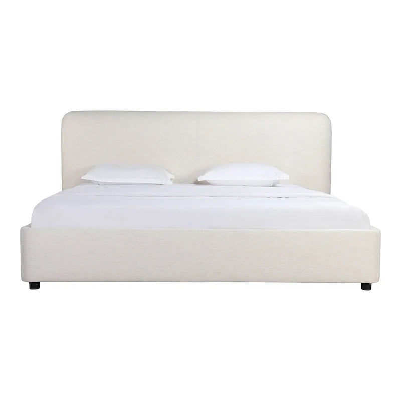 Letto a piattaforma imbottito moderno