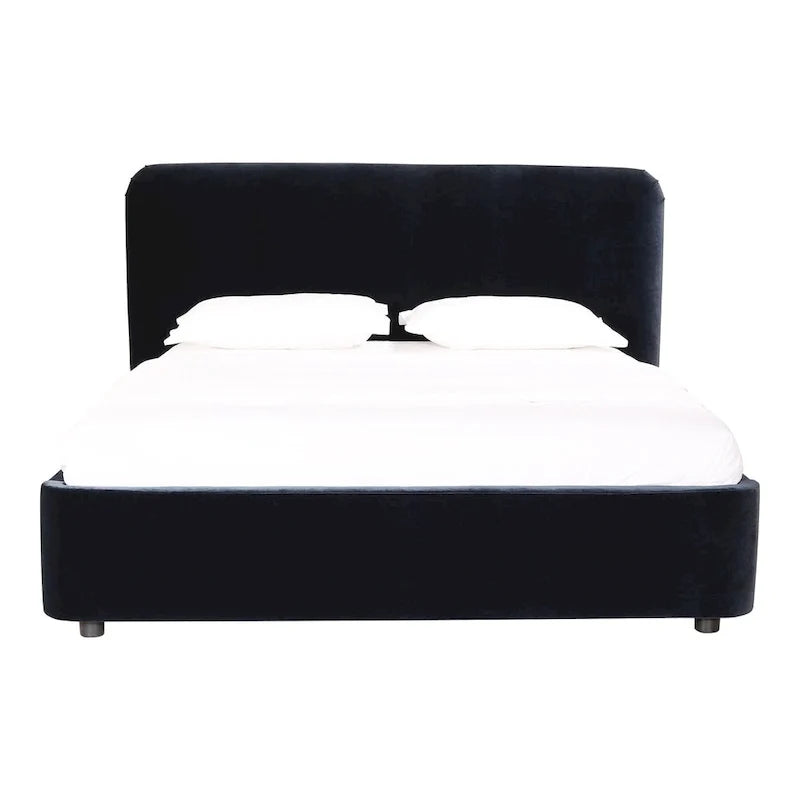 Letto a piattaforma imbottito moderno