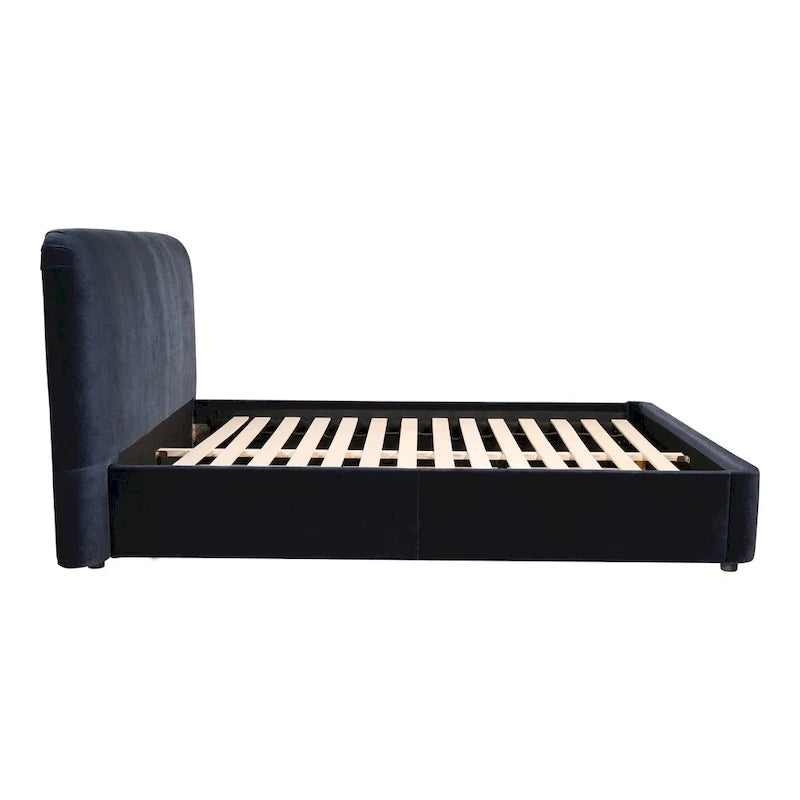 Letto a piattaforma imbottito moderno