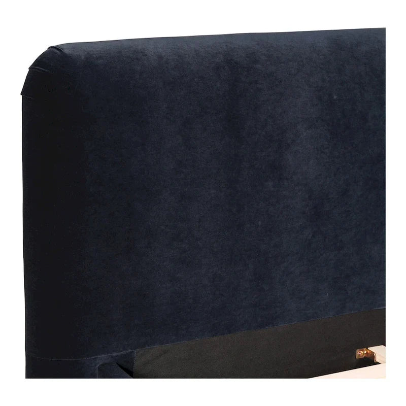 Letto a piattaforma imbottito moderno