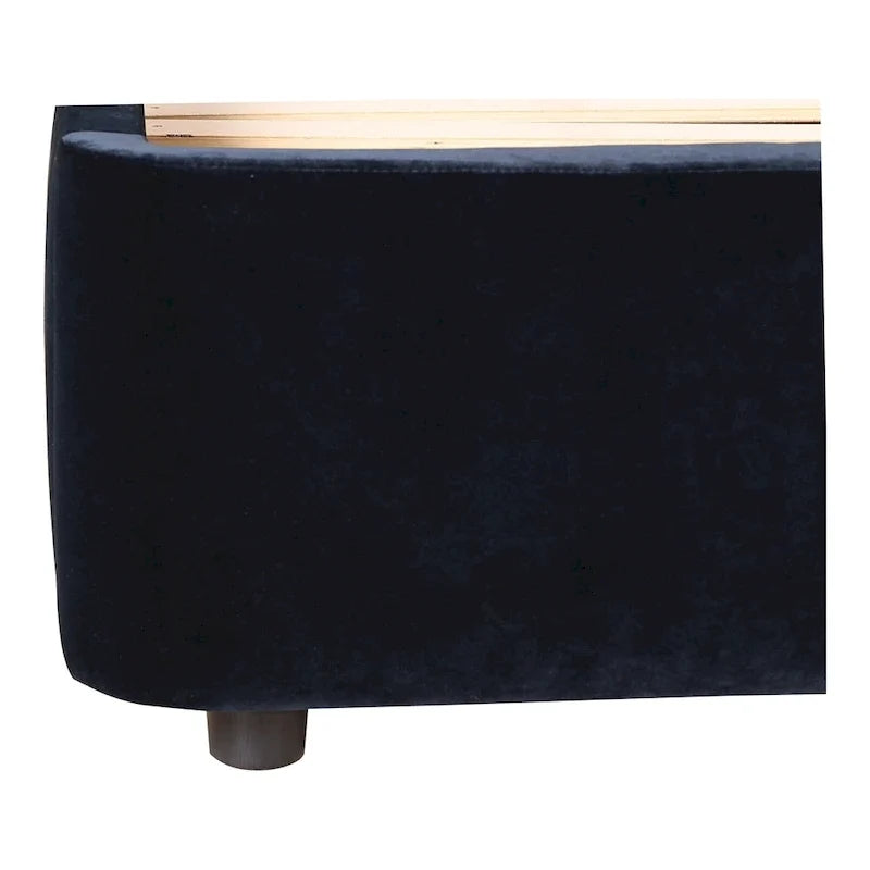 Letto a piattaforma imbottito moderno