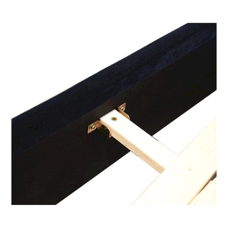 Letto a piattaforma imbottito moderno