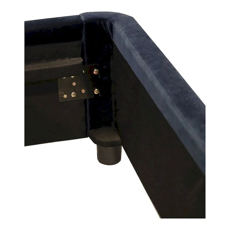 Letto a piattaforma imbottito moderno
