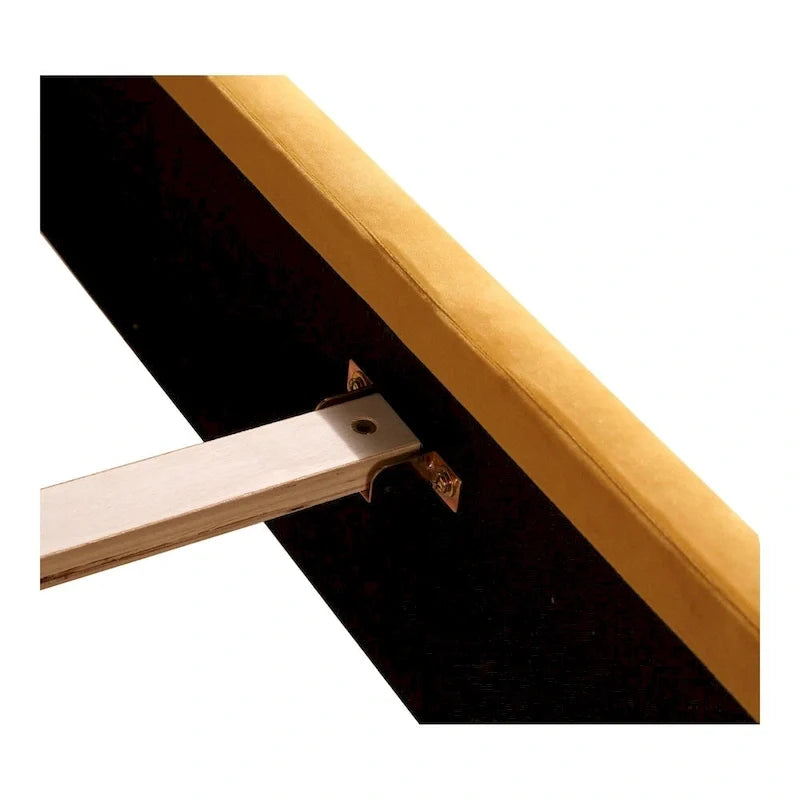Letto a piattaforma imbottito moderno