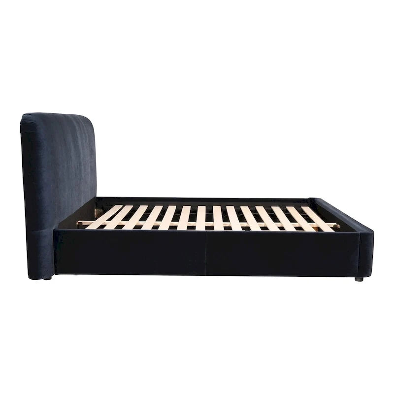 Letto a piattaforma imbottito moderno