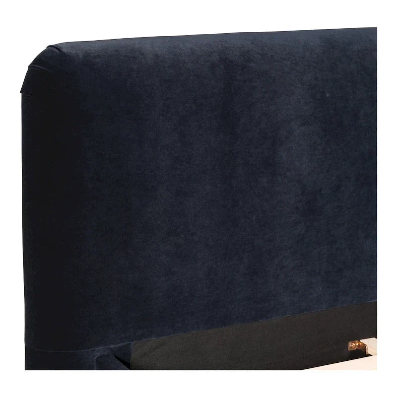Letto a piattaforma imbottito moderno