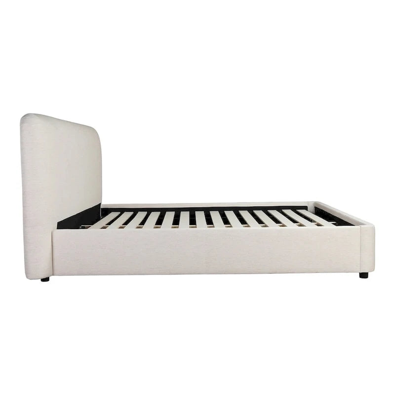 Letto a piattaforma imbottito moderno