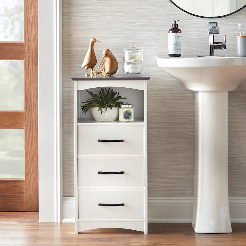 Mobile da bagno con 3 cassetti
