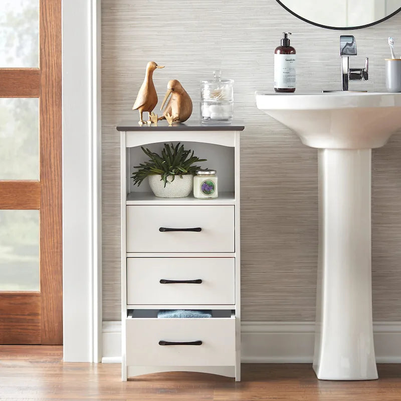 Mobile da bagno con 3 cassetti