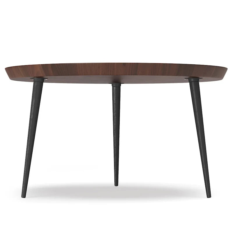 Modern Industrial Coffee Table in Cognac - 30 d x 30 w x 16 h