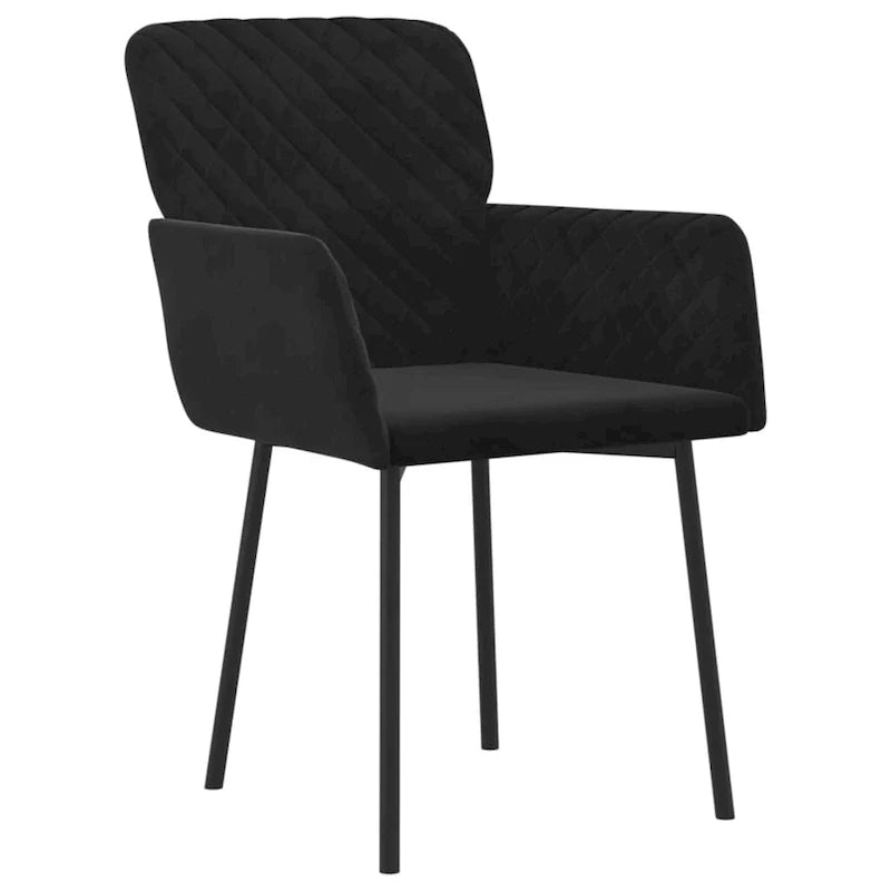 Dining Chairs 2 Pcs Accent Upholstered Chair for Living Room Velvet - 20.3 x 24 x 30.9