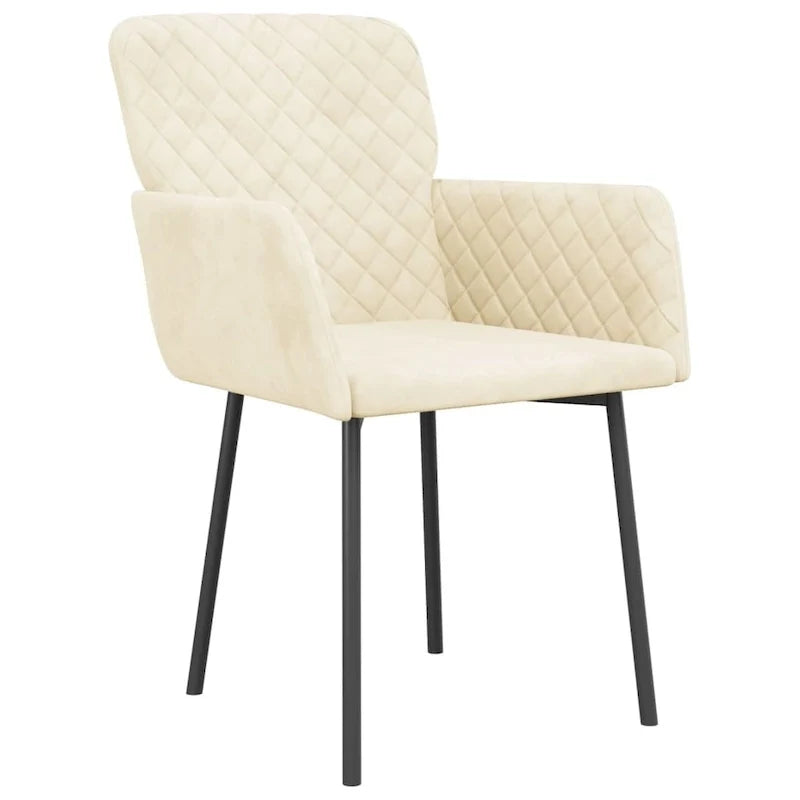 Dining Chairs 2 Pcs Accent Upholstered Chair for Living Room Velvet - 20.3 x 24 x 30.9