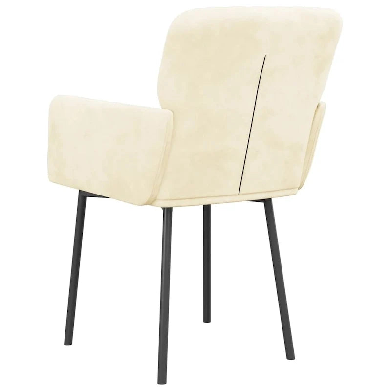 Dining Chairs 2 Pcs Accent Upholstered Chair for Living Room Velvet - 20.3 x 24 x 30.9