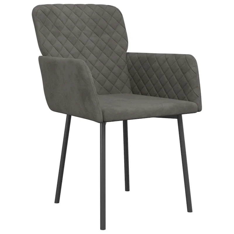 Dining Chairs 2 Pcs Accent Upholstered Chair for Living Room Velvet - 20.3 x 24 x 30.9