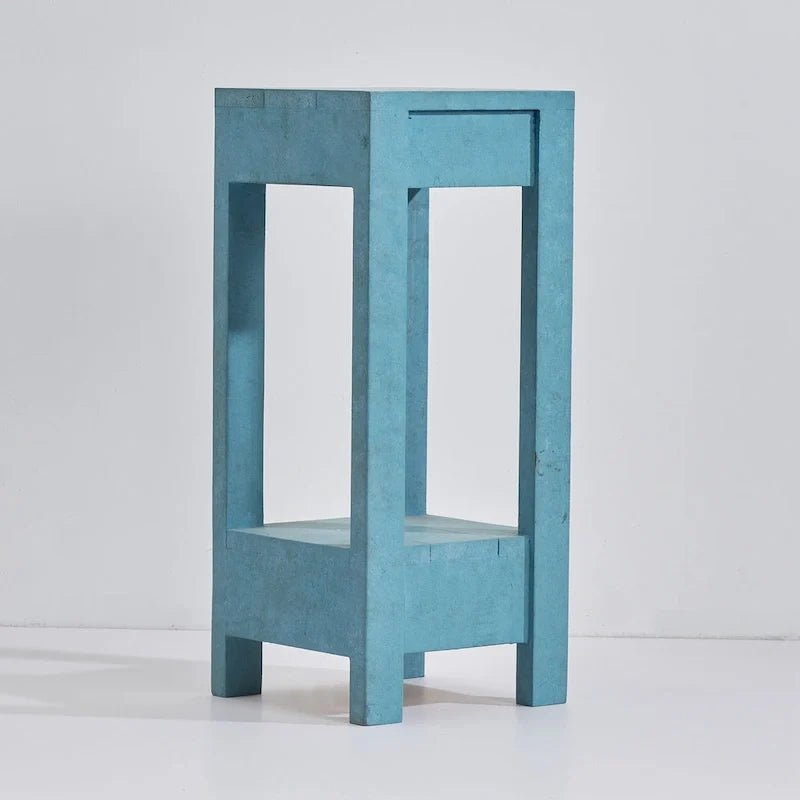 26 High Small Side Table End Table Square Nightstand for Bedroom Bed Side Living Room Sofa, D11 * W10.6 * H26
