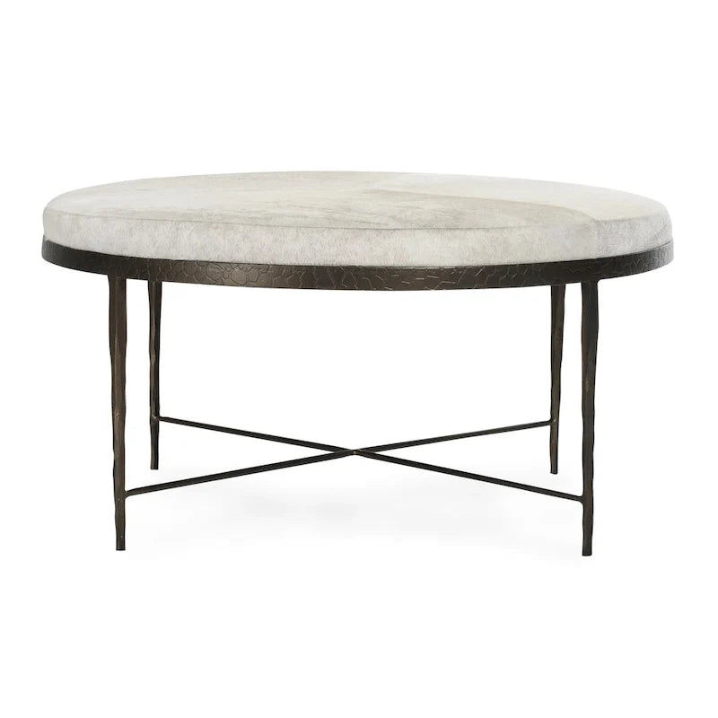 Leather Hide Coffee Table