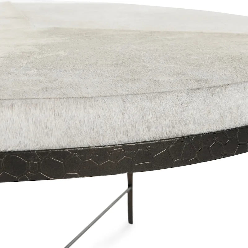 Leather Hide Coffee Table