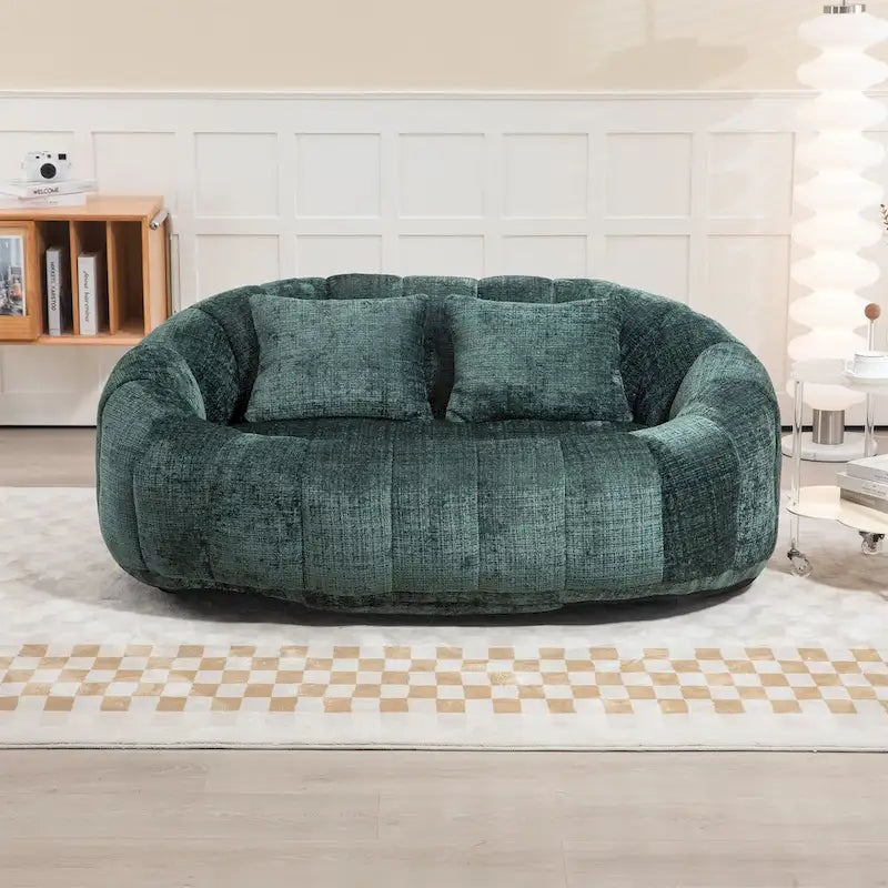 Fotel-worek z szenilu, leniwa sofa