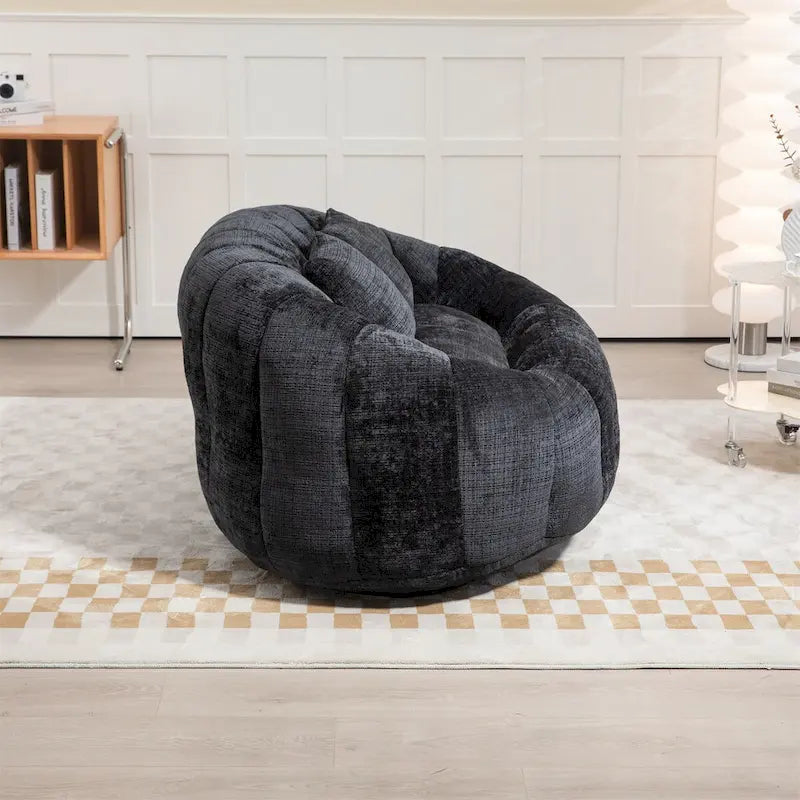 Fotel-worek z szenilu, leniwa sofa