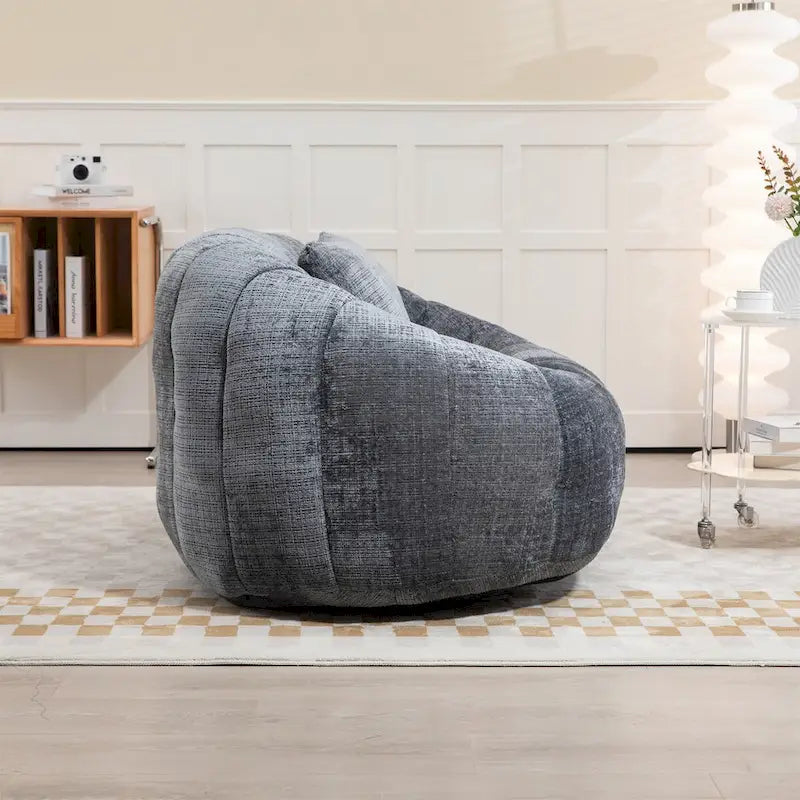 Fotel-worek z szenilu, leniwa sofa