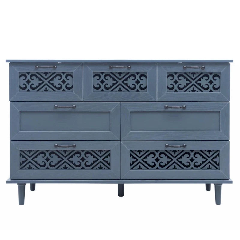 7 Drawer Cabinet, American Furniture, Suitable for Bedroom, Living Room, Study