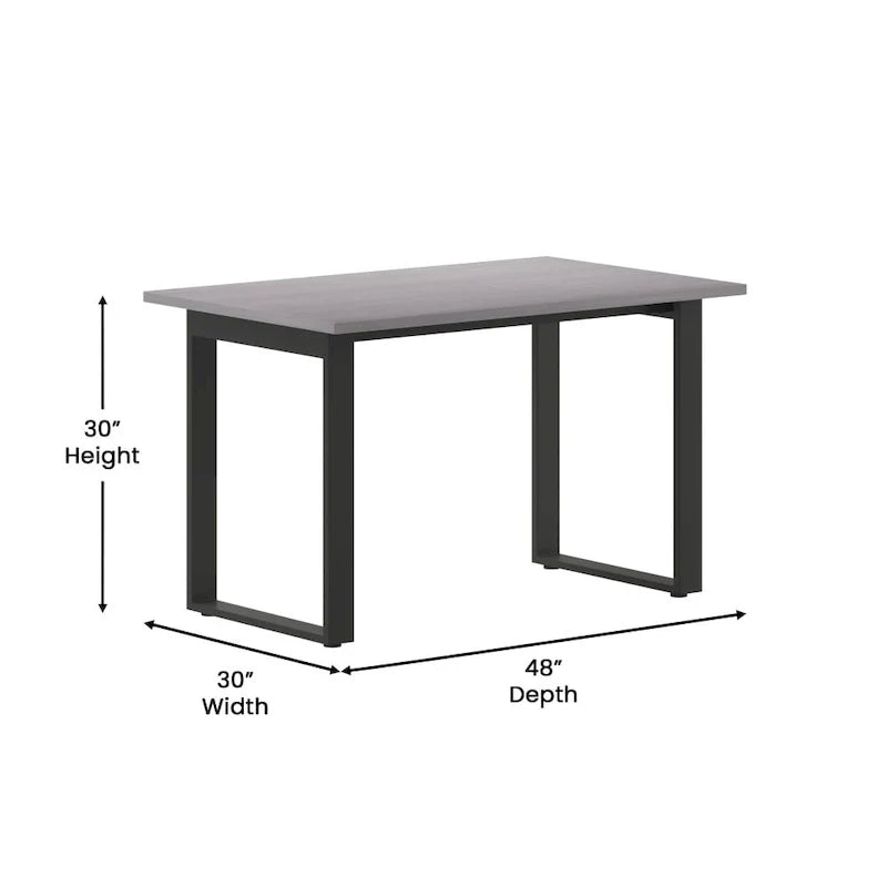 Commercial Conference Table with Laminate Top and U-Frame Base