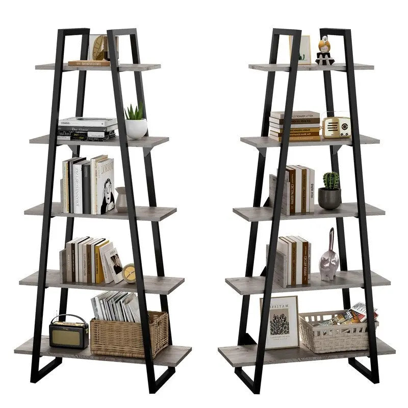 Trapezoidalna tekturowa biblioteczka