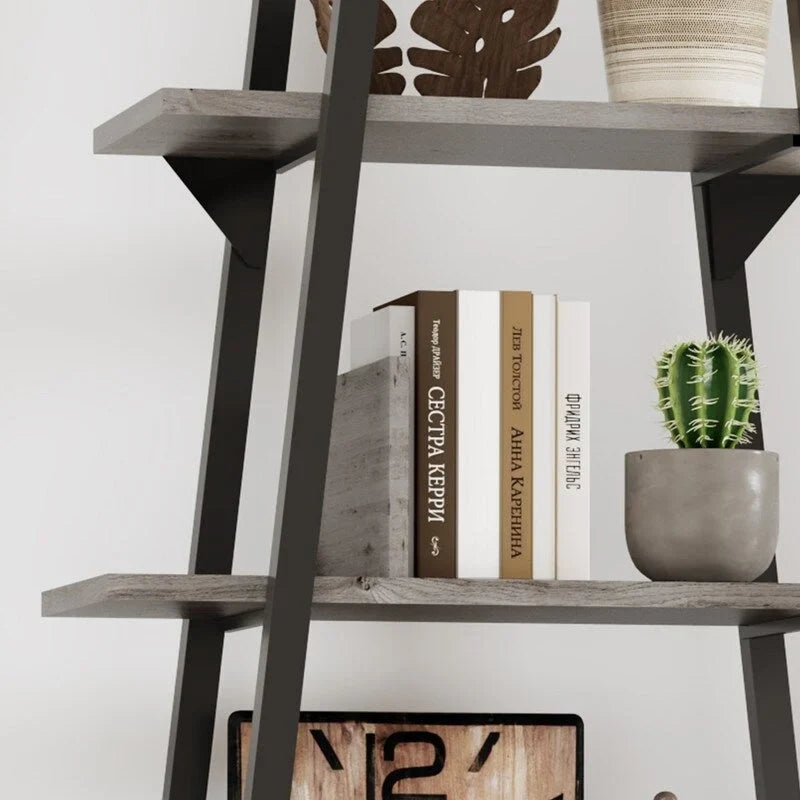 Trapezoidalna tekturowa biblioteczka