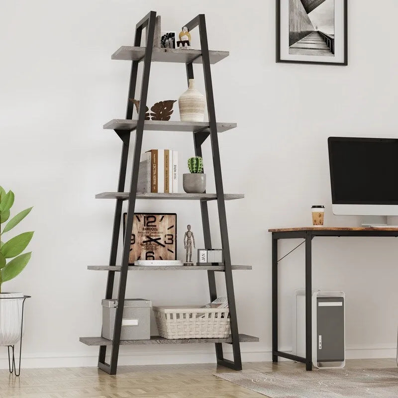 Trapezoidalna tekturowa biblioteczka