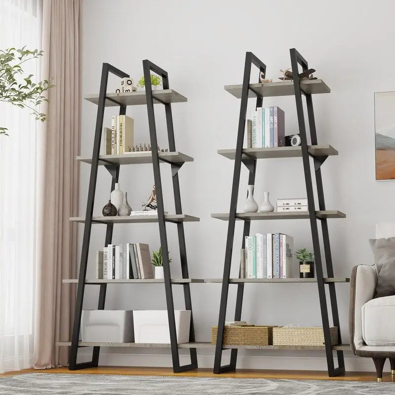 Trapezoidalna tekturowa biblioteczka