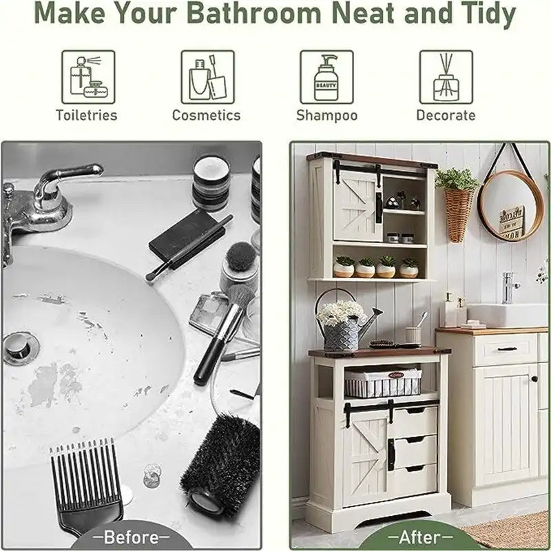 Mobiletto da bagno da terra - 12D x 23.5W x 32H